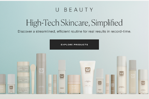 High-tech skincare, simplified. Discover products!